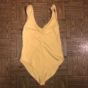 Forever 21 Yellow Body Suit